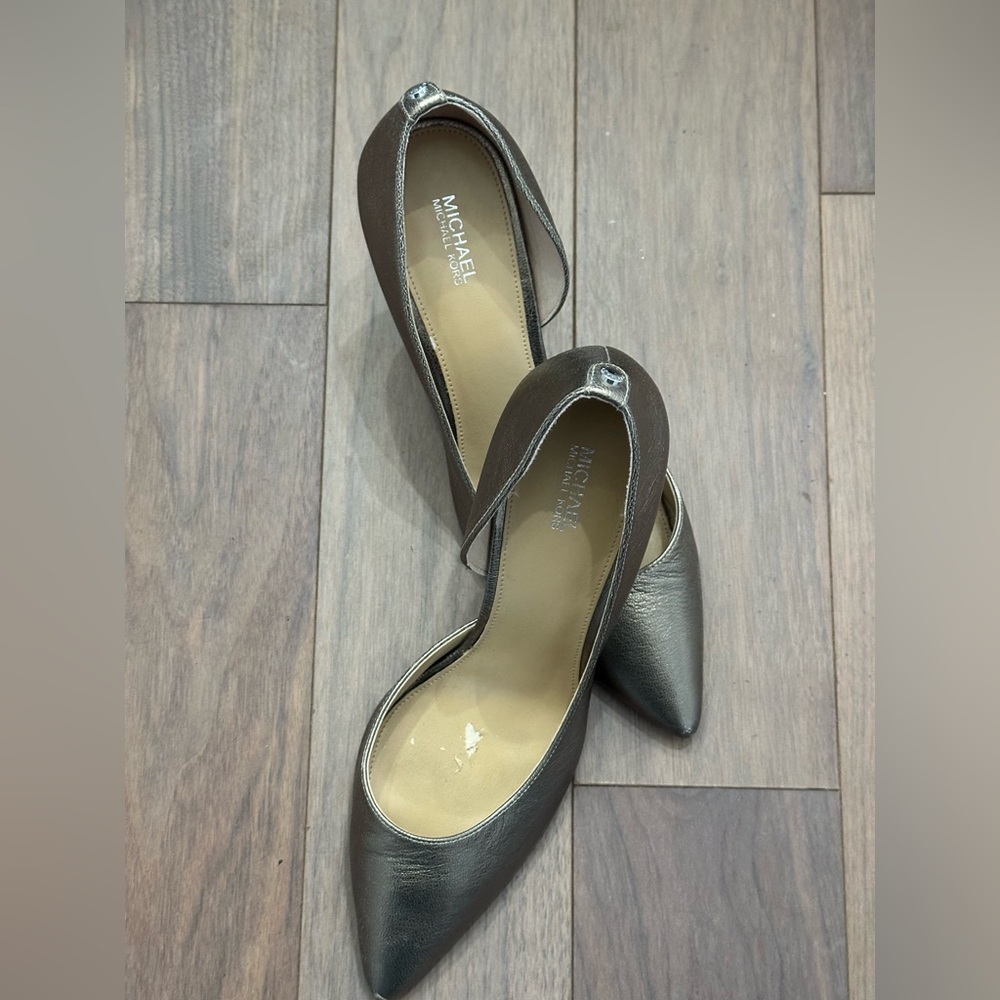 Michael Kors Metallic Silver Heels